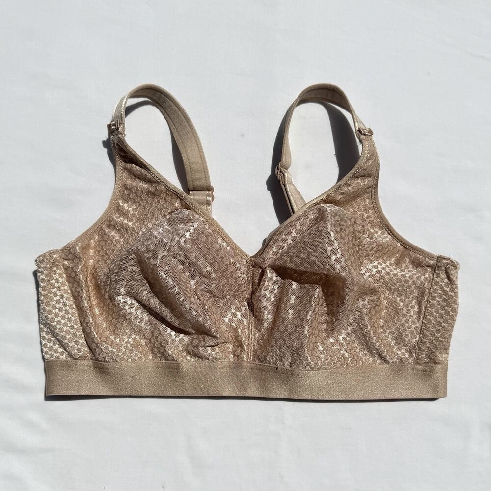 Chantelle Magnifique Nouveau Wirefree Bra 36DDD Beige C27920